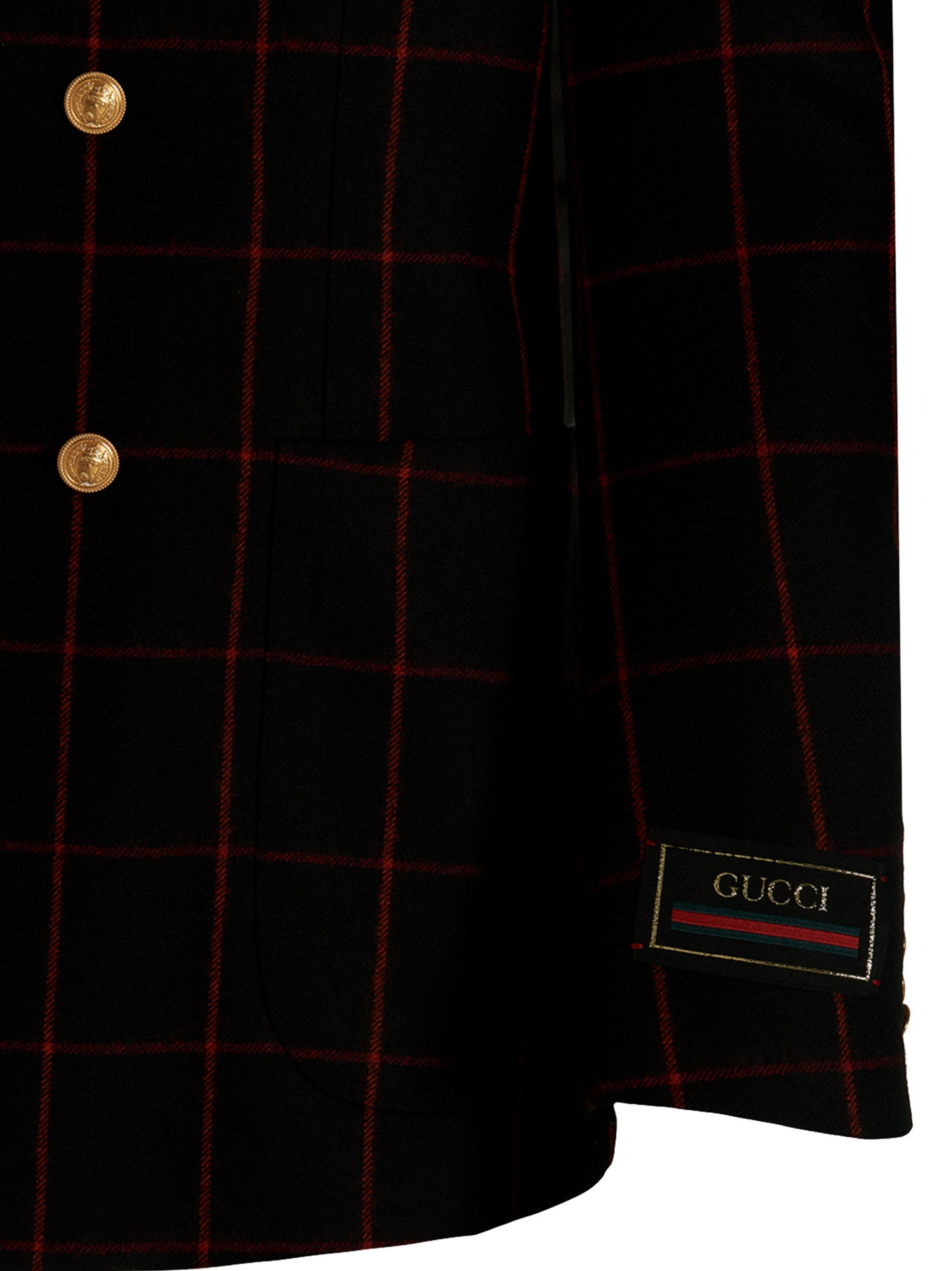 Double-breasted check blazer Blazer