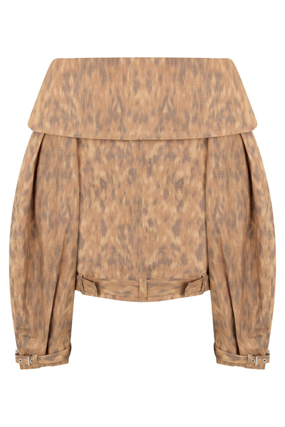 Printed cotton jacket RTW