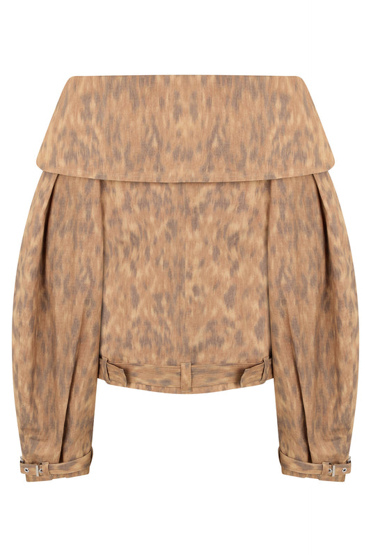 Printed cotton jacket RTW