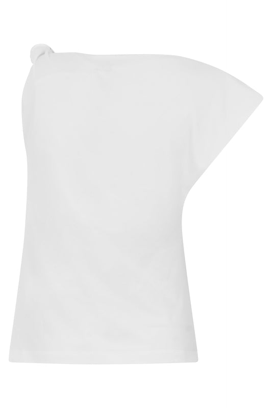 Asymmetric cotton t-shirt RTW