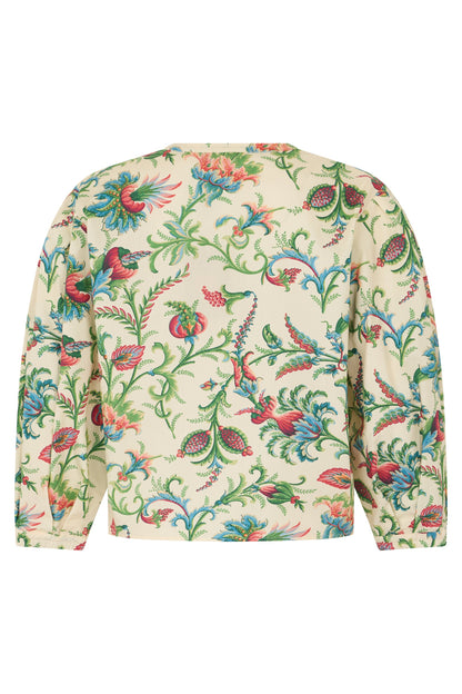 Floral blouse in cotton RTW