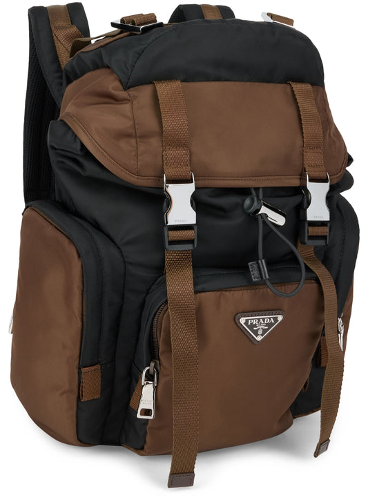 Backpack with logo plate and buckle BAGS