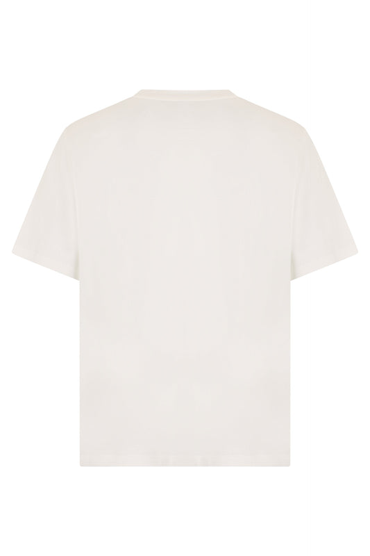 Cotton t-shirt with printed logo RTW