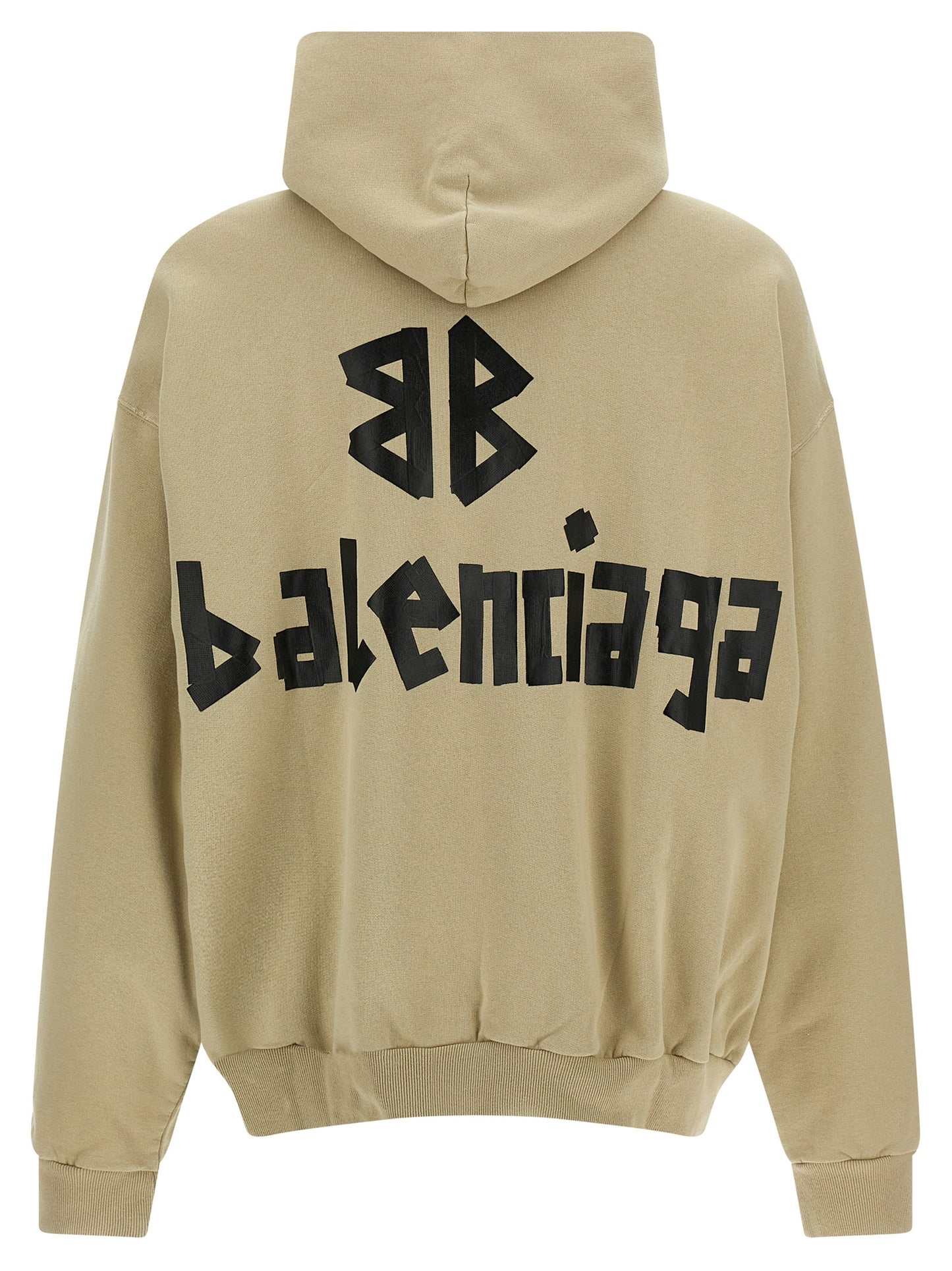 'Ripped Pocket Tape Type' hoodie Sweatshirt