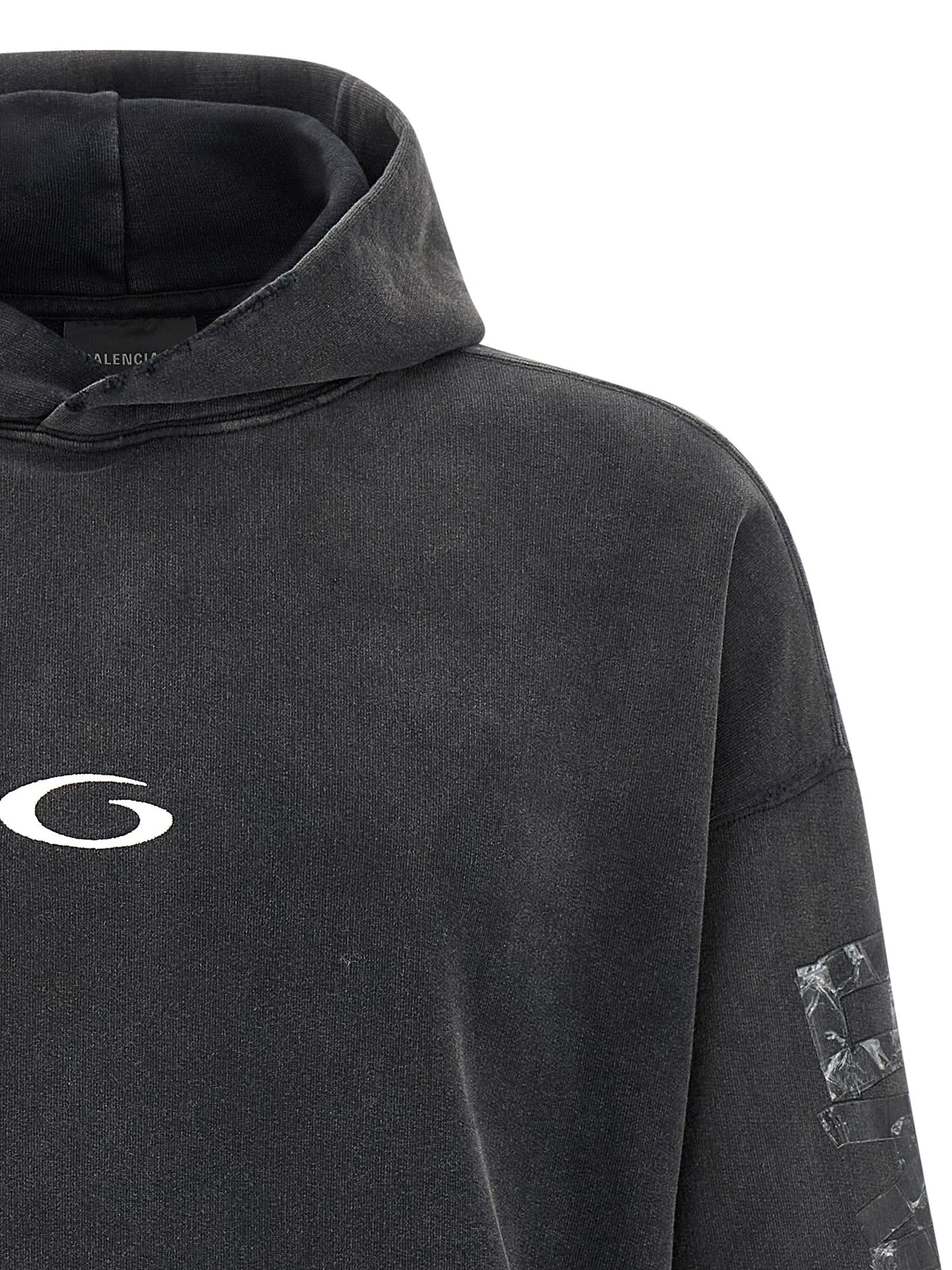 'Transparent Tape' hoodie Sweatshirt