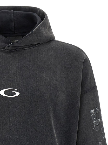 'Transparent Tape' hoodie Sweatshirt