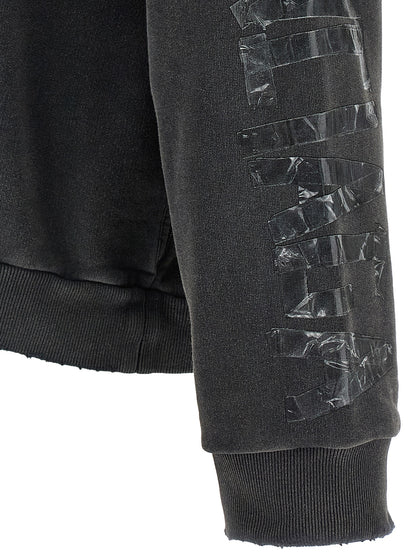 'Transparent Tape' hoodie Sweatshirt