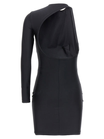 Cut-out one shoulder dress Dresses
