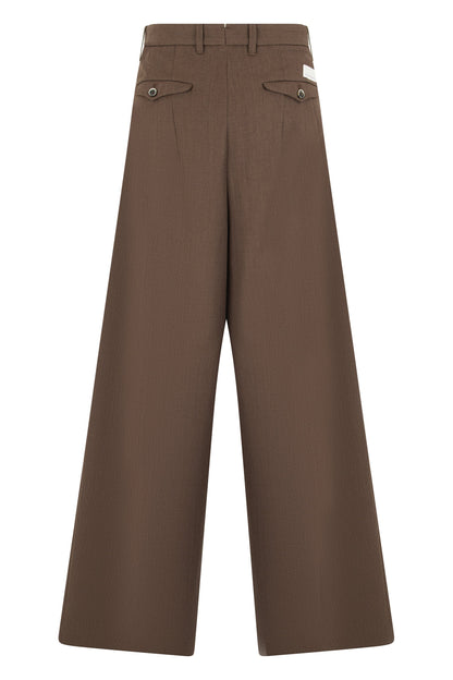 Trousers with pleats RTW