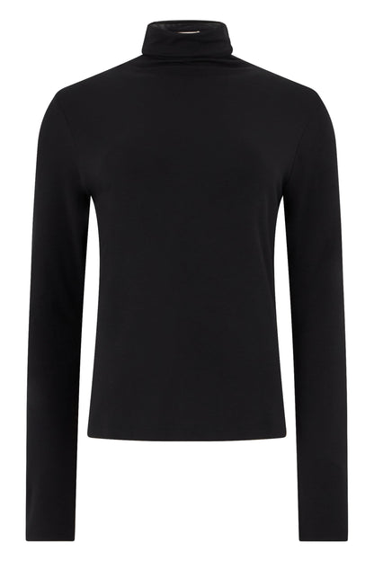 High-neck top with long sleeves RTW