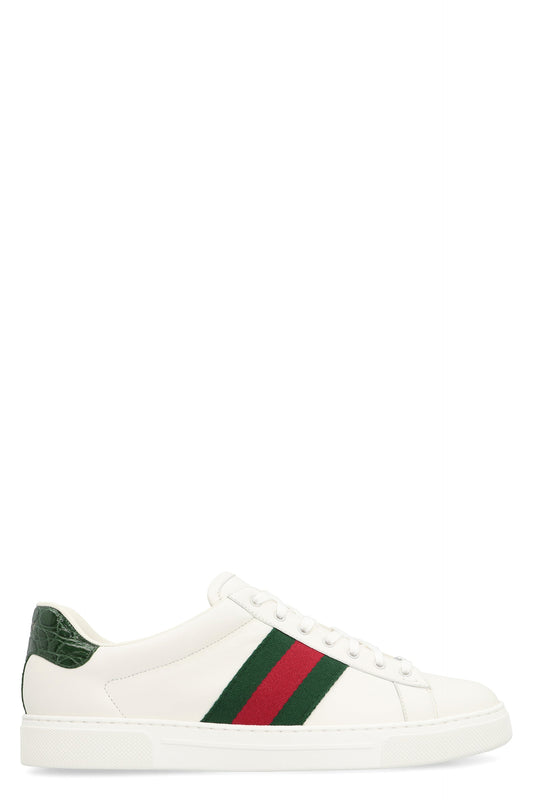 Gucci Ace leather low-top sneakers