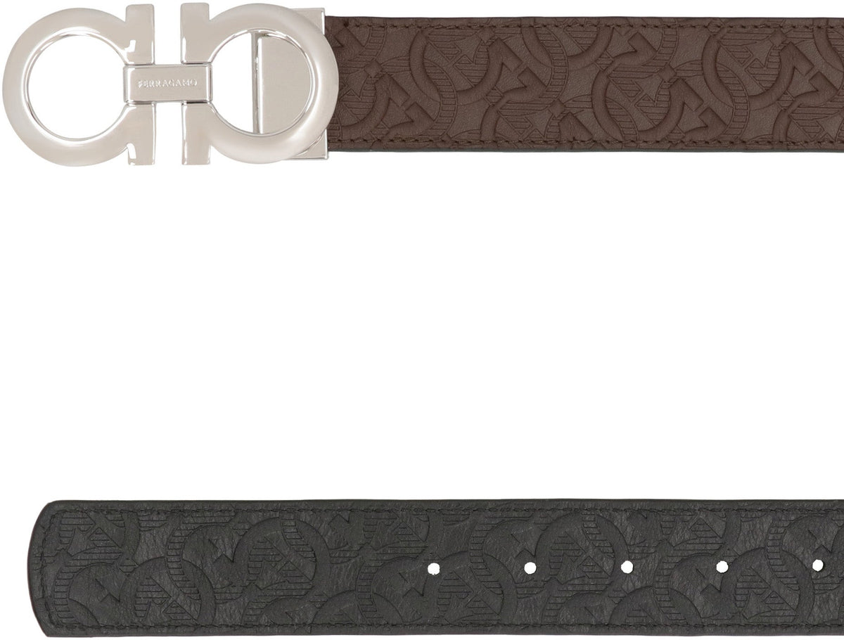 Gancini reversible leather belt ACC