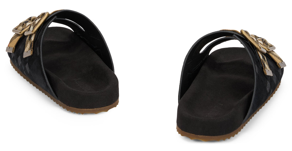 Slippers with buckles RTW