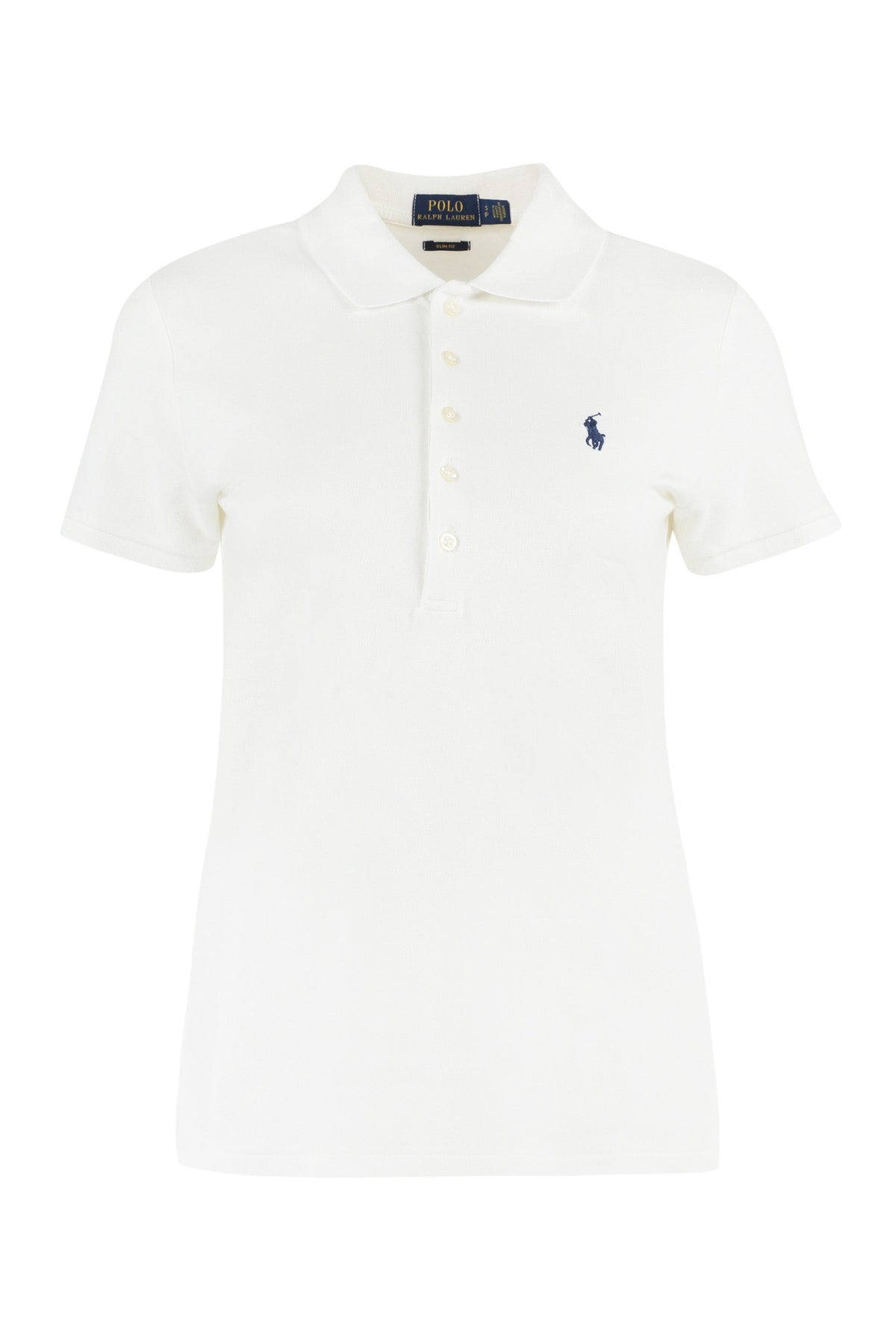 Stretch cotton piqué polo shirt RTW