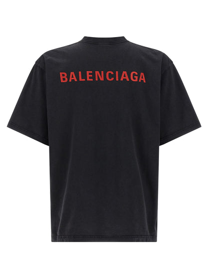 Logo embroidery t-shirt T-shirt