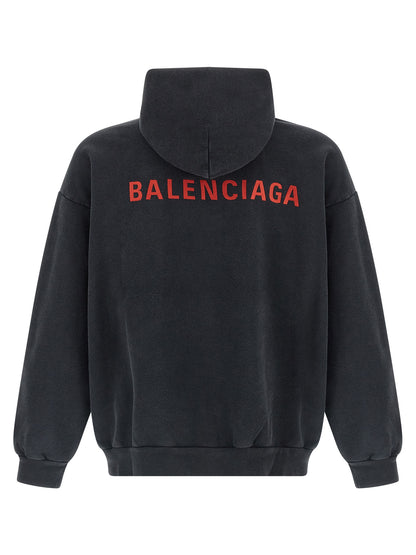 'Balenciaga Back' hoodie Sweatshirt