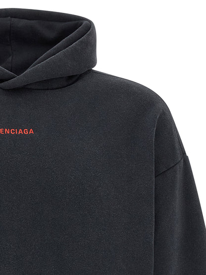 'Balenciaga Back' hoodie Sweatshirt