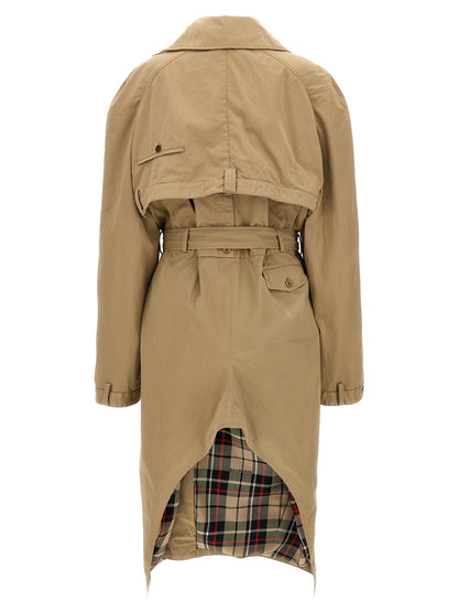'Deconstructed' trench coat Coats, trench coats