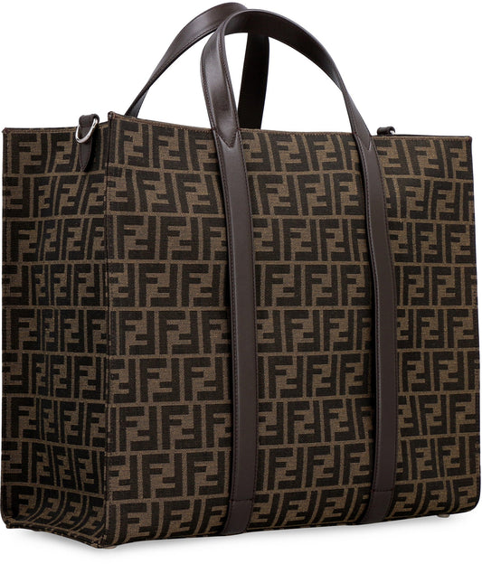 Jacquard fabric tote BAGS