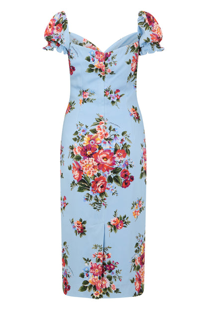 Floral silk dress RTW
