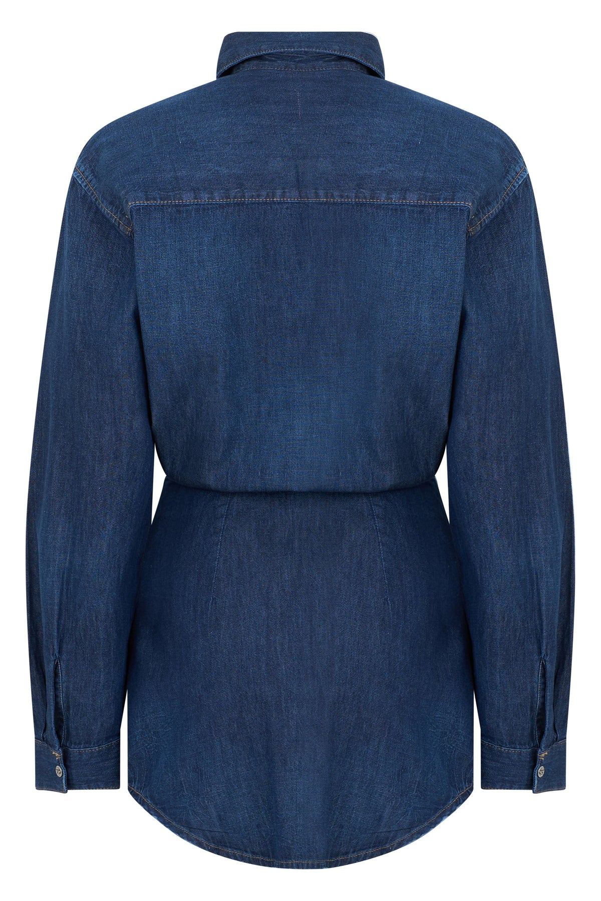 Denim jacket with belt ACC