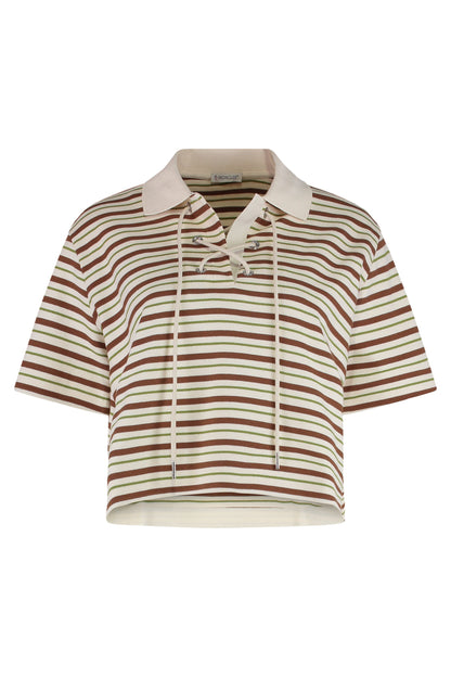 Striped cotton polo RTW