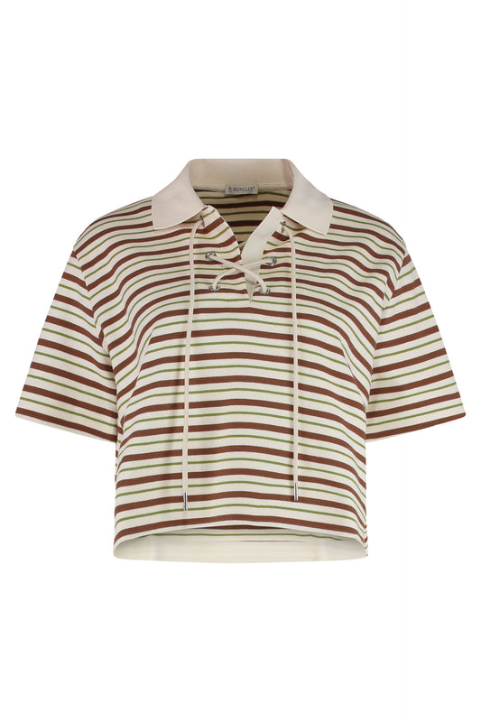 Striped cotton polo RTW