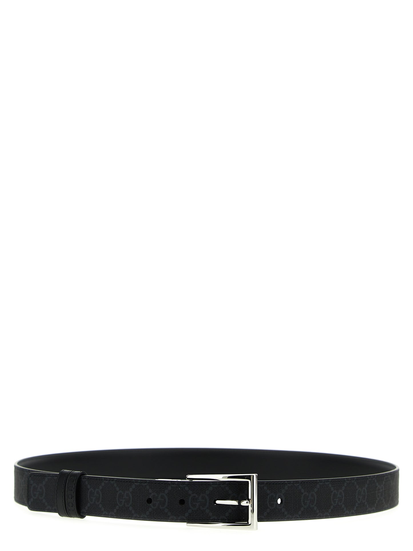 Rectangular buckle reversible belt Belts