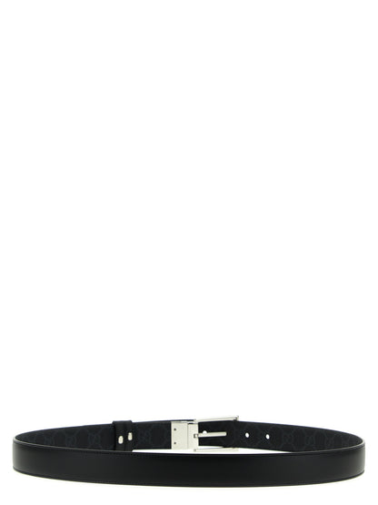 Rectangular buckle reversible belt Belts