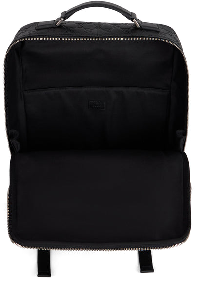 Medium monogram leather backpack BAGS