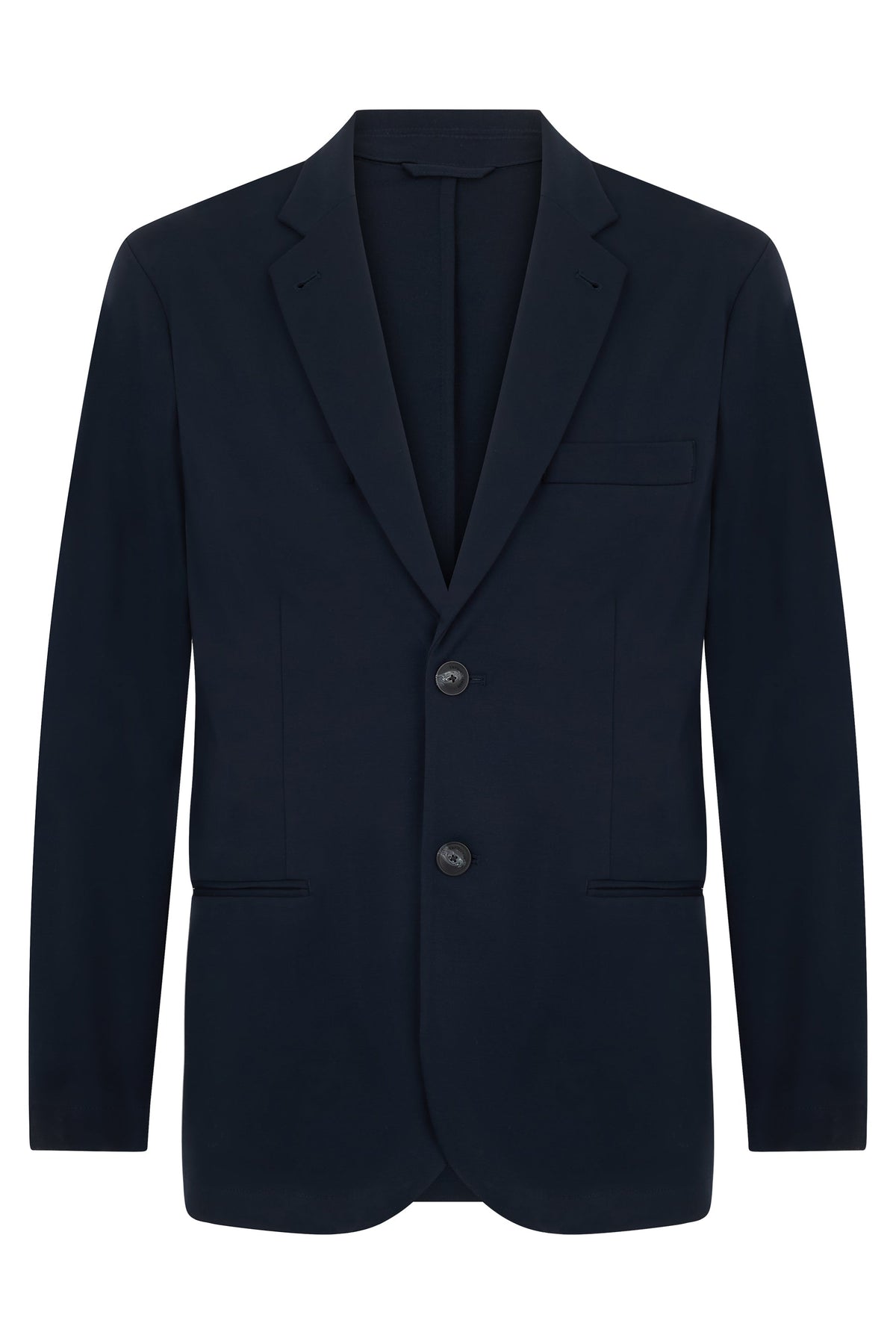 Dark blue elegant jacket with two buttons RTW