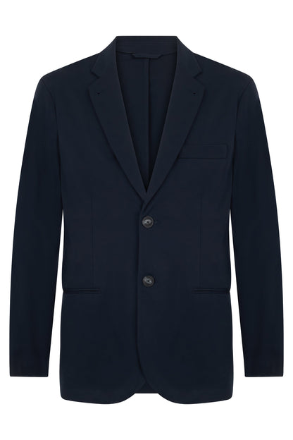 Dark blue elegant jacket with two buttons RTW