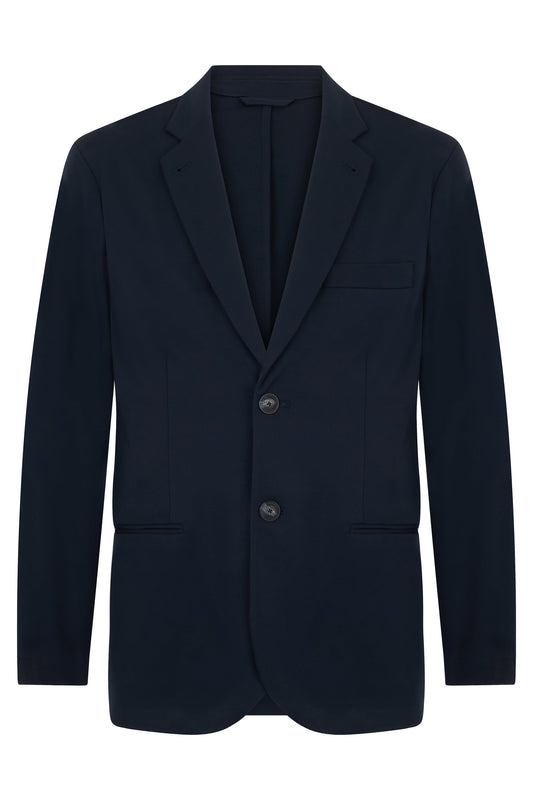 Dark blue elegant jacket with two buttons RTW