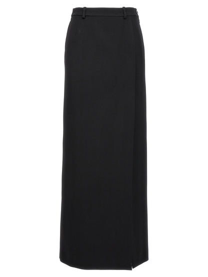 Long wool skirt Skirts