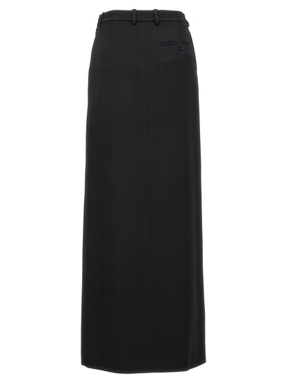 Long wool skirt Skirts