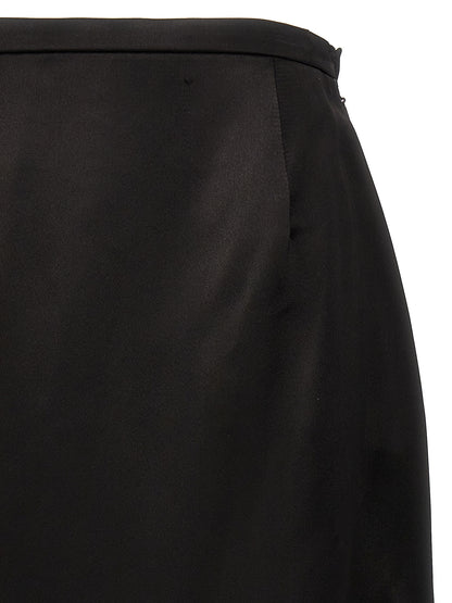 Satin skirt Skirts