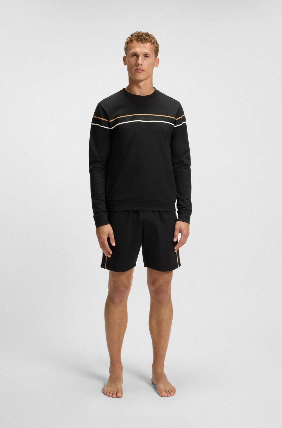 Cotton sweatshirt with round neck RTW