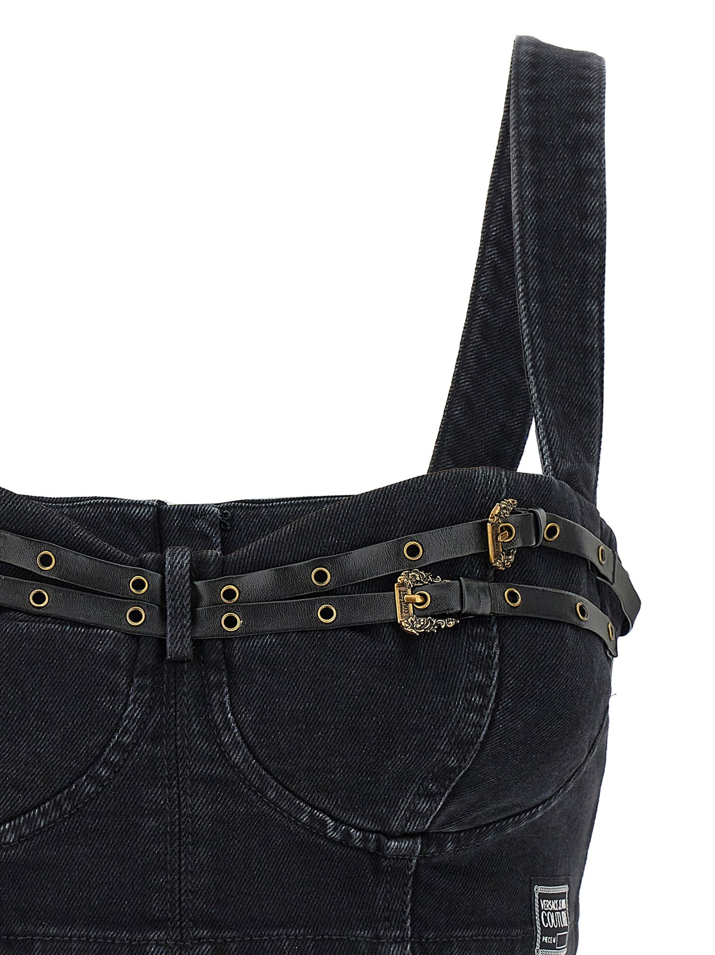 Denim strap top Tops