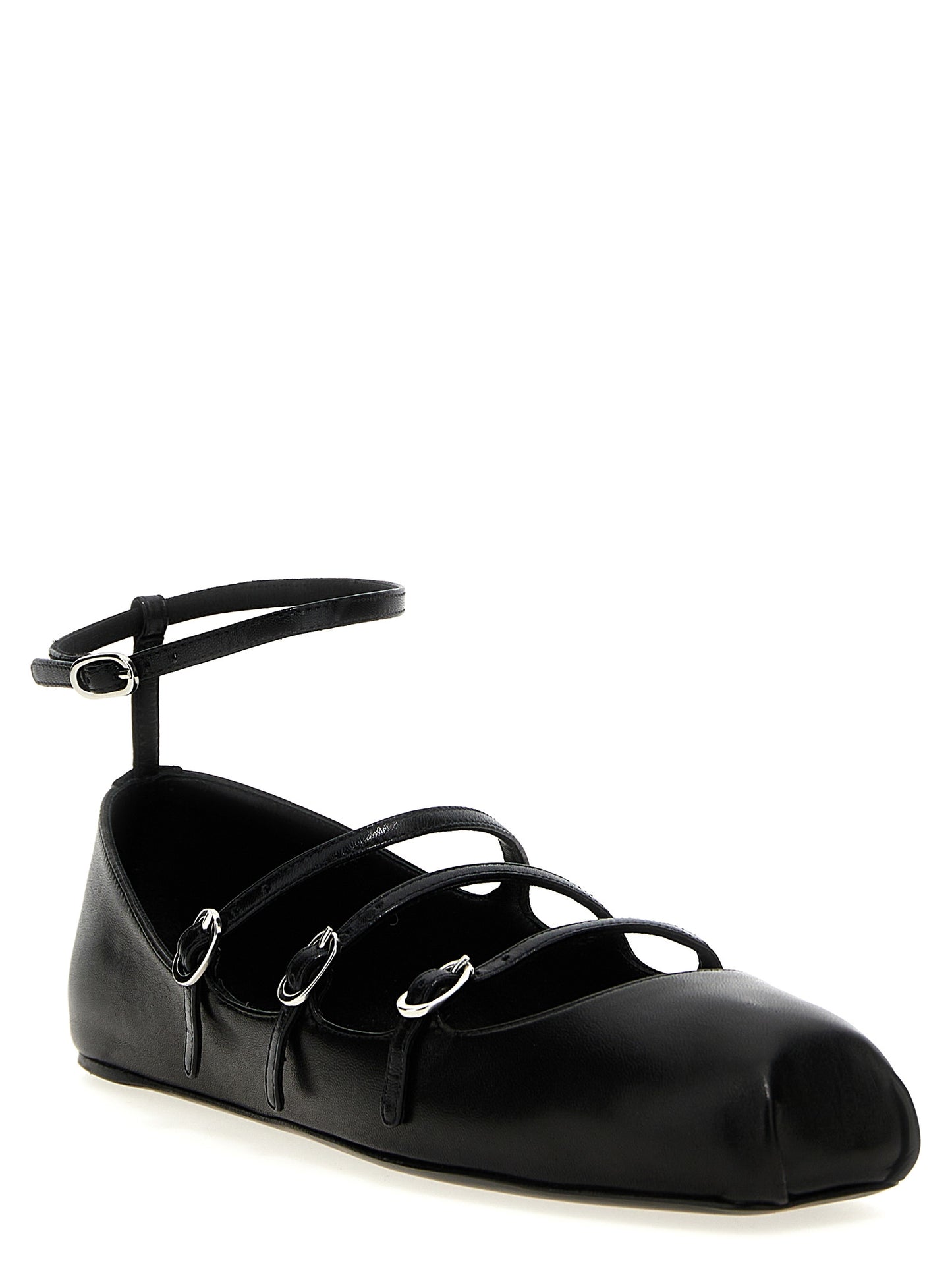 Leather strap ballet flats Flat shoes