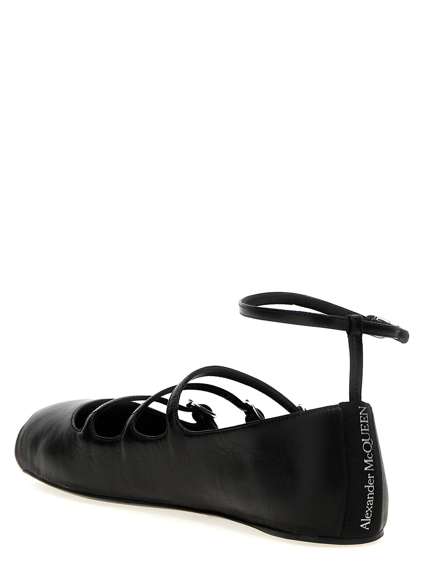 Leather strap ballet flats Flat shoes