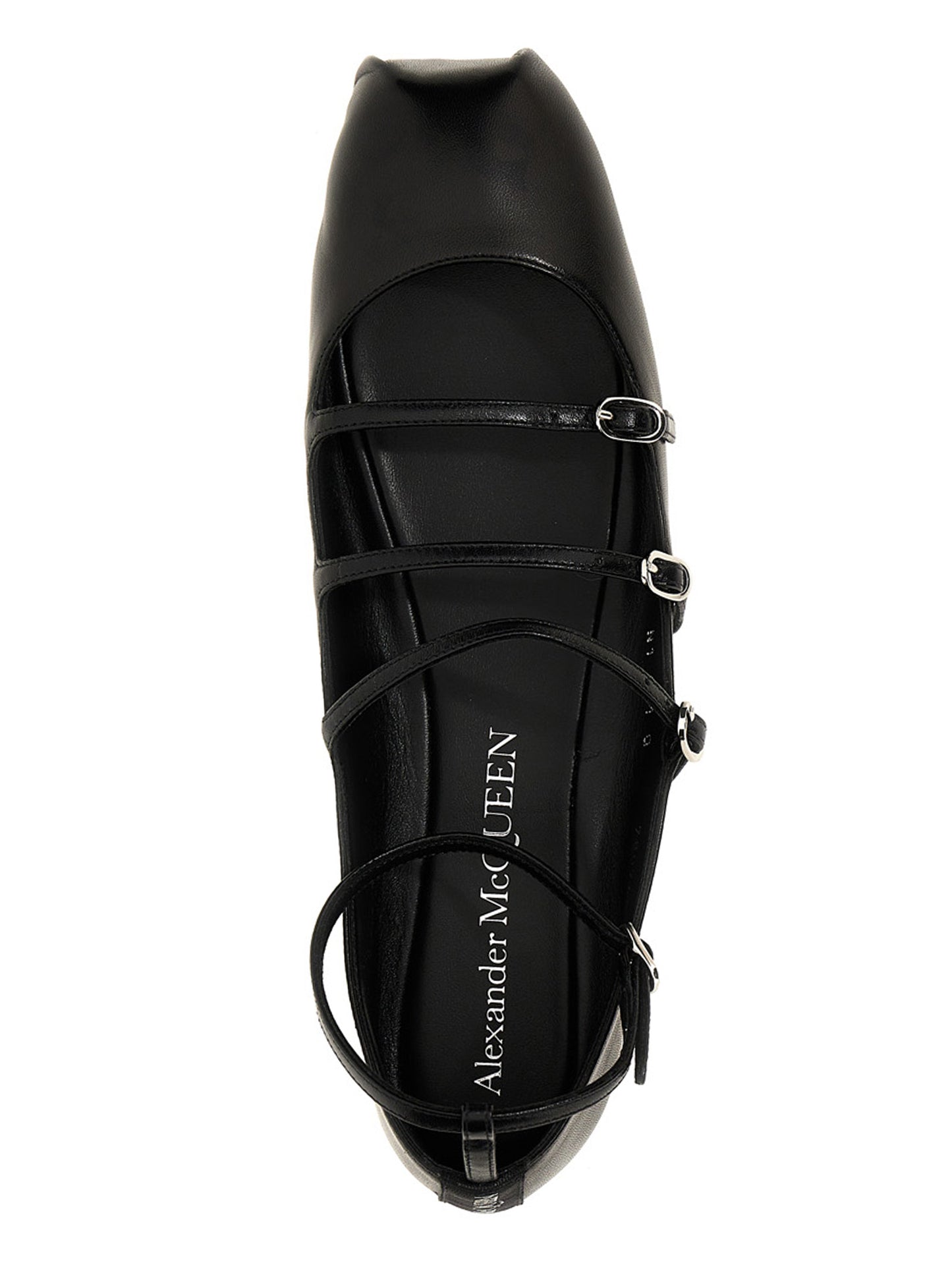 Leather strap ballet flats Flat shoes