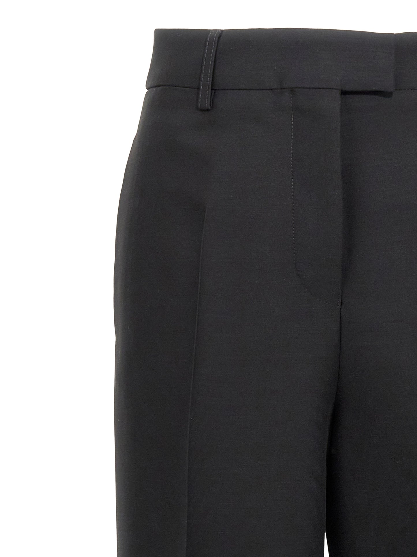 Stretched pleated trousers Pants