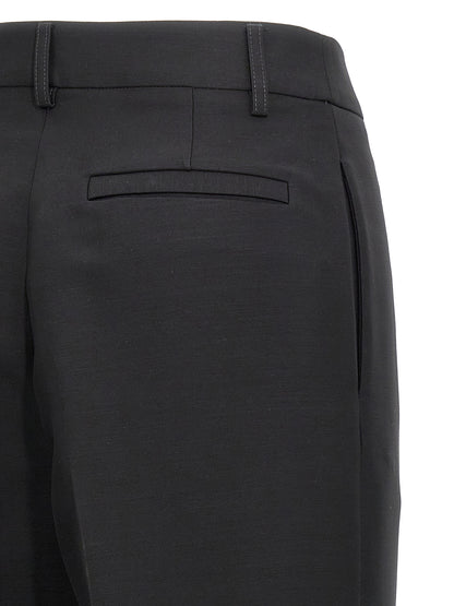 Stretched pleated trousers Pants