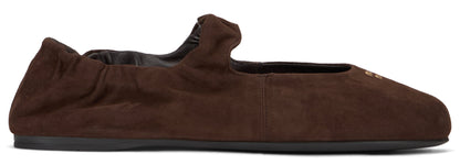 Miu Miu Dark brown shoe with hook-and-loop closure