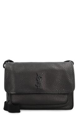 Saint Laurent Messenger NIKI in hammered leather