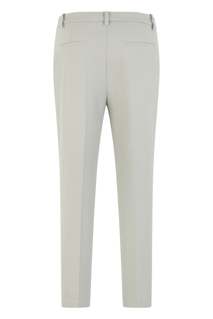 Light gray trousers in viscose RTW