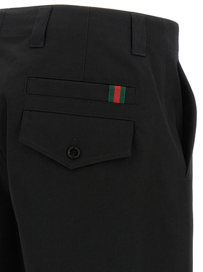 Nastro Web twill pants Pants