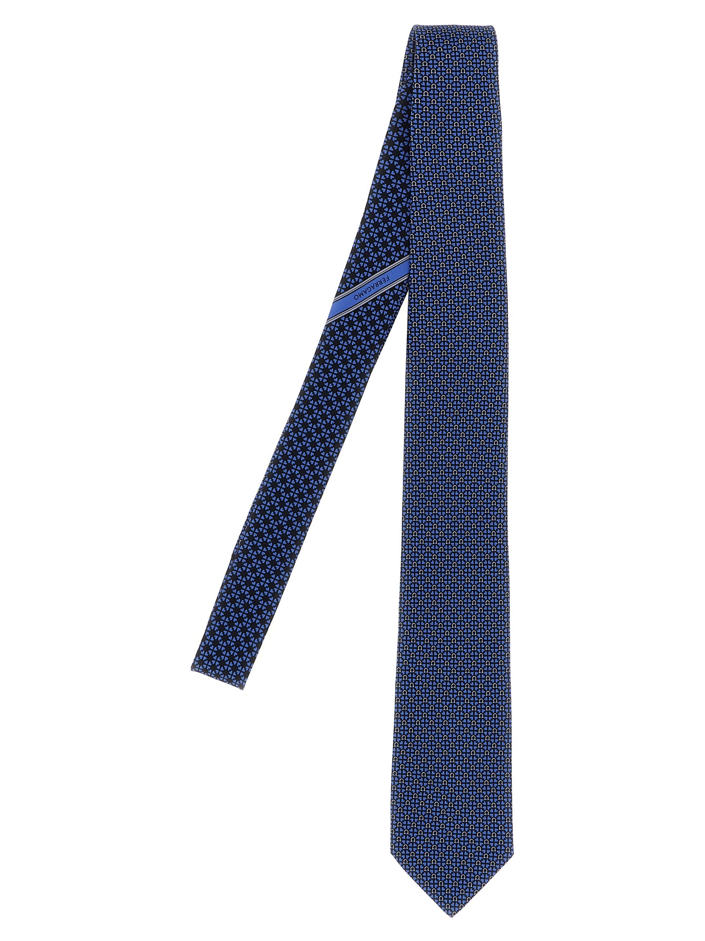 'Gancini + Cuori' print tie Ties, papillon