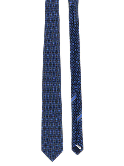 'Gancini + Cuori' print tie Ties, papillon