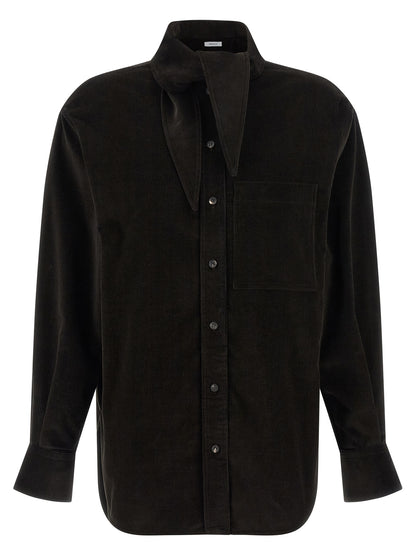 Velvet overshirt Shirt, blouse